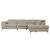 Cinque Leather Power Reclining Sectional