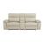 Maroni Leather/Leatherette Power Double Reclining Loveseat w/Console