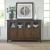 Midland Falls Wood 4-Door Buffet