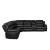 Falun Leatherette Power Reclining Sectional