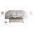 Cleo Velvet Queen Size Bed