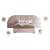 Cleo Velvet King Size Bed