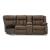 Trail Boys Faux Leather 2-Piece Reclining Sectional Sofa w/Console