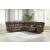 Trail Boys Faux Leather 2-Piece Reclining Sectional Sofa w/Console