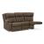 Trail Boys Faux Leather 2-Piece Reclining Sectional Sofa
