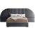 Cleo Velvet Queen Size Bed