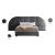 Cleo Velvet Queen Size Bed