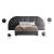 Cleo Velvet King Size Bed