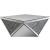 Noralie Mirrored/Faux Diamonds Coffee Table