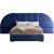 Cleo Velvet Queen Size Bed