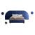 Cleo Velvet Queen Size Bed