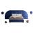 Cleo Velvet King Size Bed
