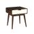 Christa Wood Storage Square End Table w/Drawer