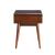 Christa Wood Storage Square End Table w/Drawer