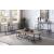 Francie Wood/Metal Rectangular Coffee Table
