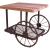 Francie Wood/Metal Rectangular End Table
