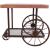 Francie Wood/Metal Rectangular Coffee Table Set