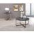 Bromia Wood/Metal Round End Table