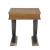 Pellio Wood/Metal Rectangular Storage Coffee Table Set w/2 Drawers