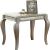 Francesca Wood/Mirror Square End Table