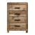 SM 8311 Wood Panel Bedroom Set w/Bookcase Headboard