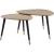 Allison Wood 2-Piece Nesting Coffee Table Set