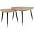 Allison Wood 2-Piece Nesting Coffee Table Set