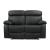Pendu Leather/Leatherette Double Reclining Loveseat