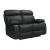 Pendu Leather/Leatherette Double Reclining Loveseat