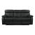 Pendu Leather/Leatherette Double Reclining Sofa