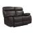 Pendu Leather/Leatherette Double Reclining Loveseat