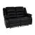 Jarita Bi-Cast Vinyl Double Reclining Loveseat