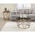 Cicatrix Faux Marble Round Coffee Table Set