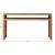 Long Key Rattan Console Table