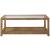 Long Key Rattan/Glass Rectangular Coffee Table