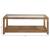 Long Key Rattan/Glass Rectangular Coffee Table