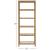 Long Key Etagere Rattan/Glass Shelf