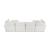 8338 U-Shaped Fabric 6-Piece Modular Sectional with Ottomans