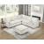 8338 L-Shaped Fabric 5-Piece Modular Sectional
