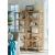 Long Key Etagere Rattan/Glass Shelf