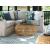 Small Rattan Scatter Round Coffee Table