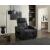Cyber Leather Power Reclining Chair with LED Lighting & Air Massage