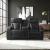 Cyber Leather Power Double Reclining Living Room Set with LED Lighting & Air Massage