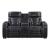 Cyber Leather Power Double Reclining Living Room Set with LED Lighting & Air Massage