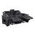 Cyber Leather Power Double Reclining Living Room Set with LED Lighting & Air Massage
