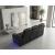 Cyber Leather Power Double Reclining Sofa with LED Lighting & Air Massage