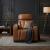 Cyber Leather Power Reclining Chair with LED Lighting & Air Massage