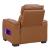 Cyber Leather Power Reclining Chair with LED Lighting & Air Massage