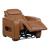 Cyber Leather Power Reclining Chair with LED Lighting & Air Massage