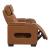 Cyber Leather Power Reclining Chair with LED Lighting & Air Massage